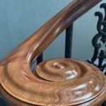 French Polished scroll handrail