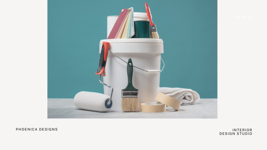 aesthetic simple interior design business presentation 1 2